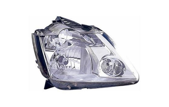 Headlight on the right with indicator without FOG LIGHT HOLE H1+H7 4366962 Van Wezel
