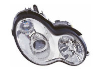Headlight on the right with indicator XENON Verre Lisse 3032986 Van Wezel