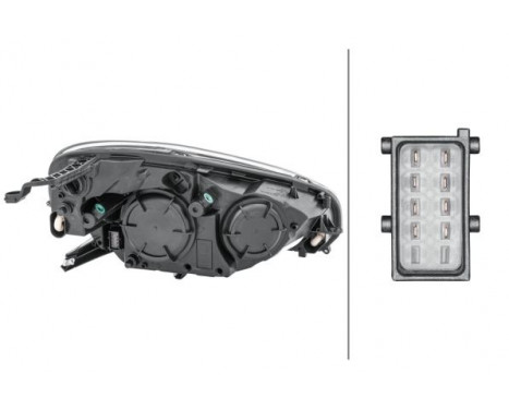 Headlight Opel Adam 12- li H7 1EH 354 811-011 Hella, Image 2