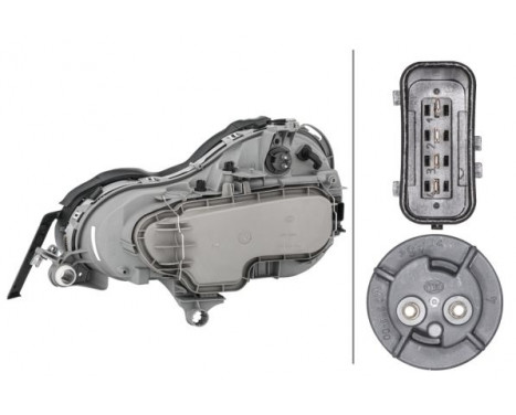 Headlight right 1D9 007 095-101 Hella, Image 3