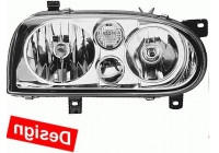 Headlight right 1DJ 008 187-041 Hella