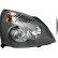 Headlight right 1DL 008 461-781 Hella