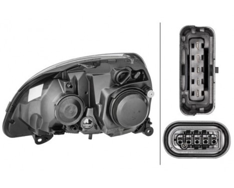 Headlight right 1DL 008 461-781 Hella, Image 3