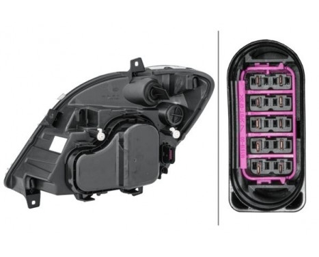 Headlight right 1EB 247 012-061 Hella, Image 3
