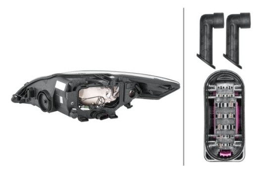 Headlight right 1EB 354 996-021 Hella, Image 3