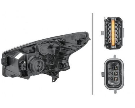 Headlight right 1EE 011 565-161 Hella, Image 2