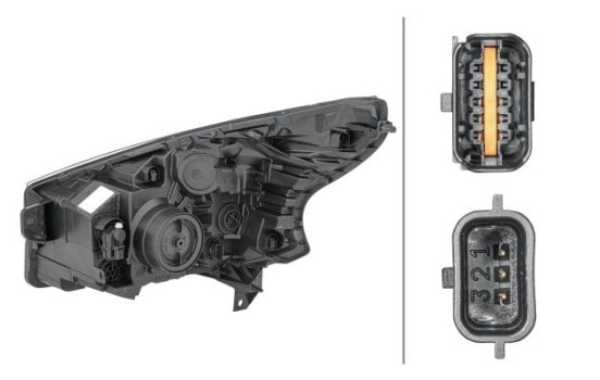Headlight right 1EE 011 565-161 Hella, Image 2