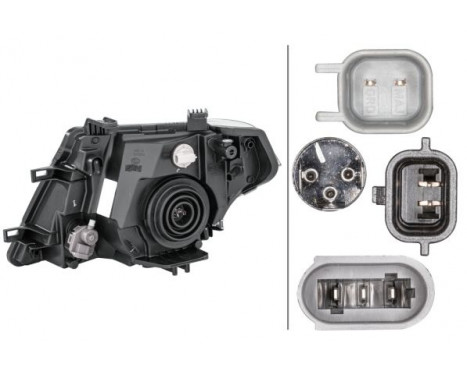 Headlight right 1EE 238 055-021 Hella, Image 3