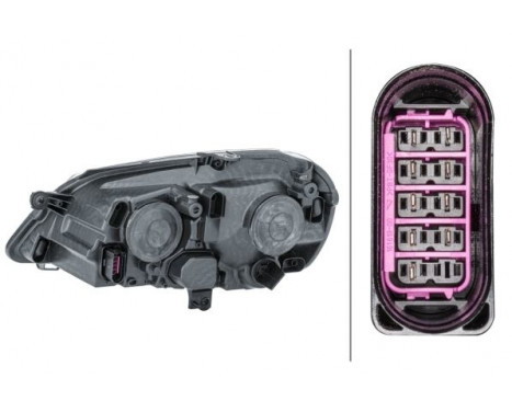 Headlight right 1EE 247 019-221 Hella, Image 3