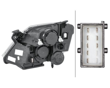Headlight right 1EE 354 535-021 Hella, Image 3