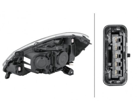 Headlight right 1EE 354 536-021 Hella, Image 3