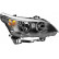 Headlight right 1EF 008 673-081 Hella