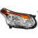 Headlight right 1EG 009 767-021 Hella