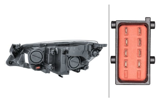 Headlight right 1EG 010 011-681 Hella, Image 5