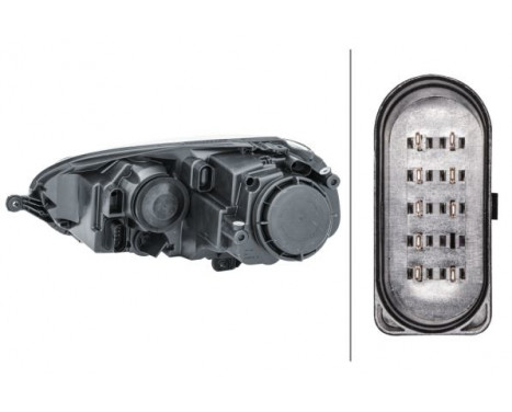 Headlight right 1EG 247 007-621 Hella, Image 2
