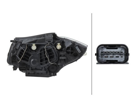 Headlight right 1EG 354 538-021 Hella, Image 3