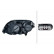 Headlight right 1EG 354 878-101 Hella, Thumbnail 2