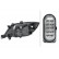 Headlight right 1EH 246 047-021 Hella, Thumbnail 3