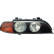 Headlight right 1EJ 007 400-061 Hella