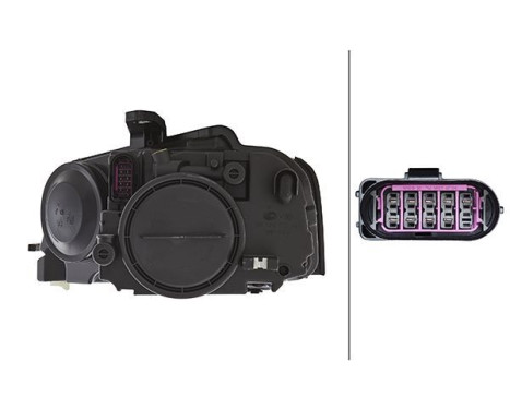 Headlight right 1EJ 009 648-021 Hella, Image 3