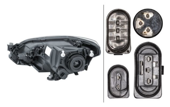 Headlight right 1EJ 010 670-061 Hella, Image 3