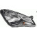 Headlight right 1EJ 010 671-021 Hella
