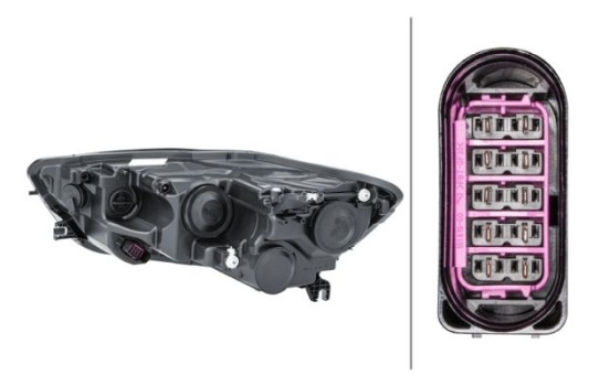 Headlight right 1EJ 011 149-021 Hella, Image 3