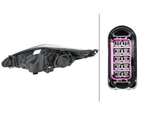 Headlight right 1EJ 247 045-321 Hella, Image 3