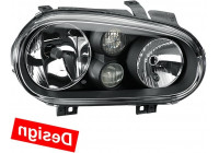 Headlight right 1EL 007 700-161 Hella
