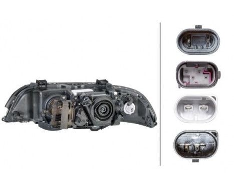 Headlight right 1EL 008 052-581 Hella, Image 2