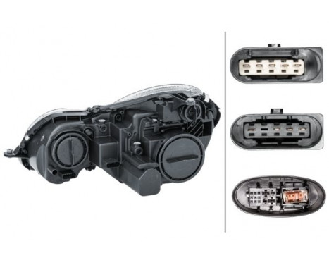 Headlight right 1EL 009 260-561 Hella, Image 3
