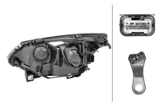 Headlight right 1EL 009 449-021 Hella, Image 2
