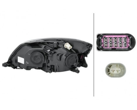 Headlight right 1EL 010 417-501 Hella, Image 2