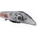 Headlight right 1EL 010 541-101 Hella