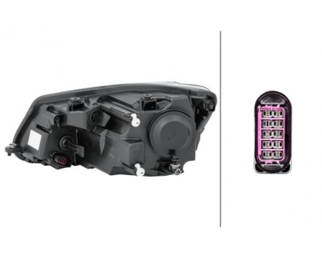 Headlight right 1EL 010 551-021 Hella, Image 3