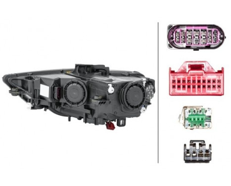 Headlight right 1EL 010 740-321 Hella, Image 2