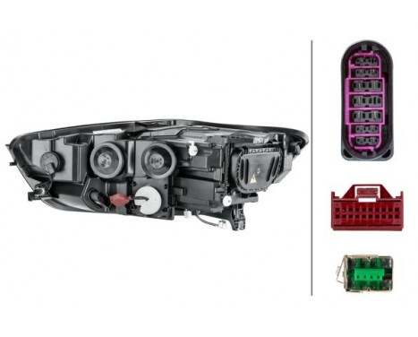 Headlight right 1EL 011 150-361 Hella, Image 3