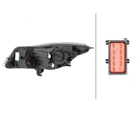 Headlight right 1EL 011 165-721 Hella, Image 2