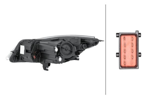 Headlight right 1EL 011 165-721 Hella, Image 2