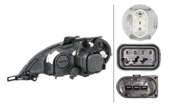 Headlight right 1EL 223 151-181 Hella, Image 3