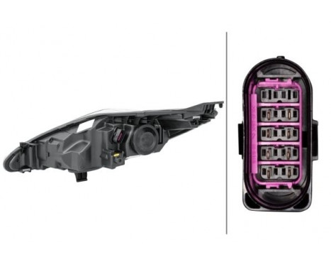 Headlight right 1EL 247 045-361 Hella, Image 3