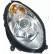 Headlight right 1EL 263 037-021 Hella