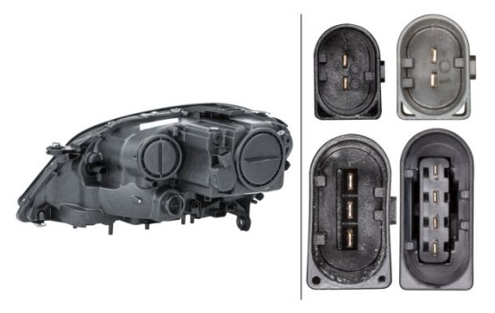 Headlight right 1EL 263 064-021 Hella, Image 3