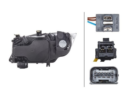 Headlight right 1EL 354 687-021 Hella, Image 3