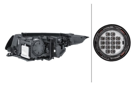 Headlight right 1EL 354 806-061 Hella, Image 2
