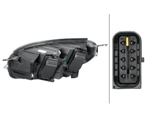 Headlight right 1EL 354 852-021 Hella, Image 2