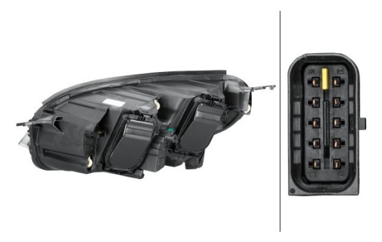 Headlight right 1EL 354 852-021 Hella, Image 2