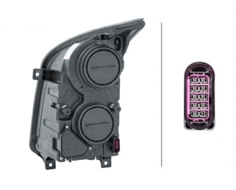 Headlight right 1ER 247 017-061 Hella, Image 3