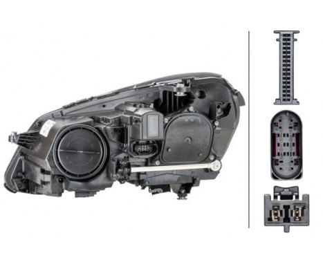 Headlight right 1EX 011 066-621 Hella, Image 2