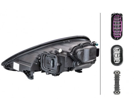 Headlight right 1EX 011 099-121 Hella, Image 2